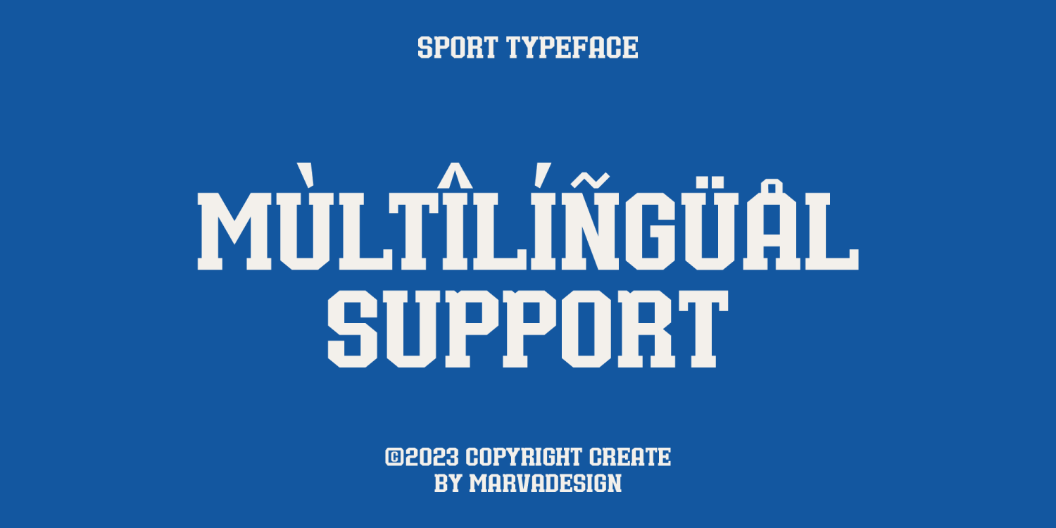 Bullsy College Font Poster #1