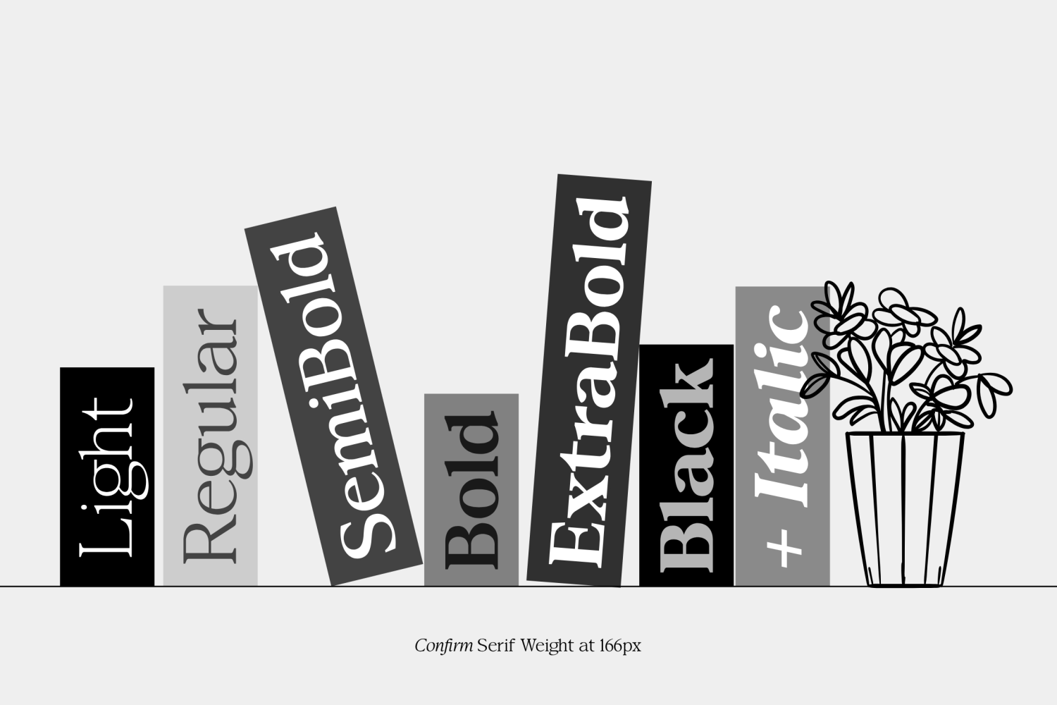Confirm Serif Font Poster #1