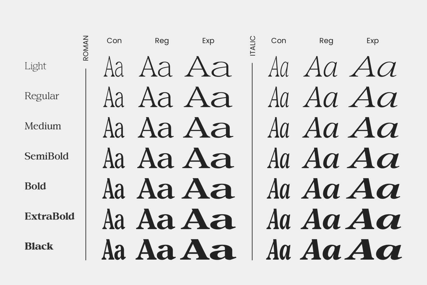 Confirm Serif Font Poster #1