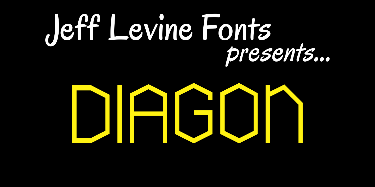 Diagon Font Poster #1