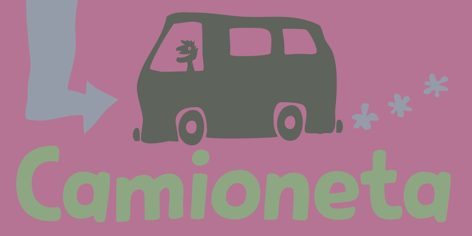 Camioneta Font Poster #1