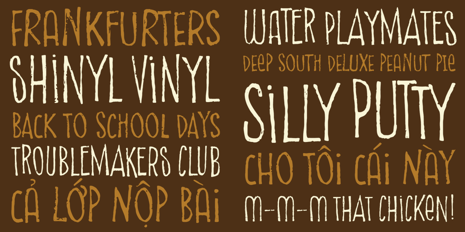 Peanut Sauce Font Poster #1