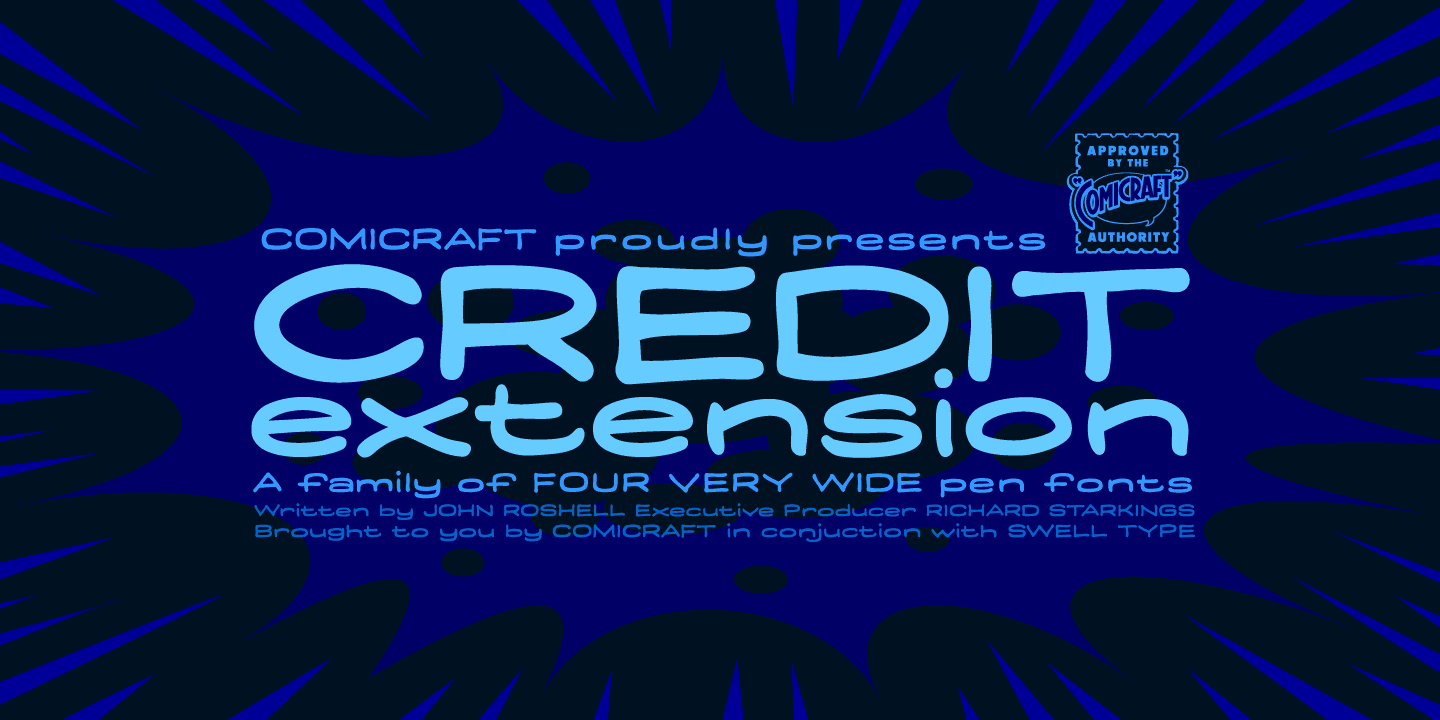 Credit Extension Font Poster #1