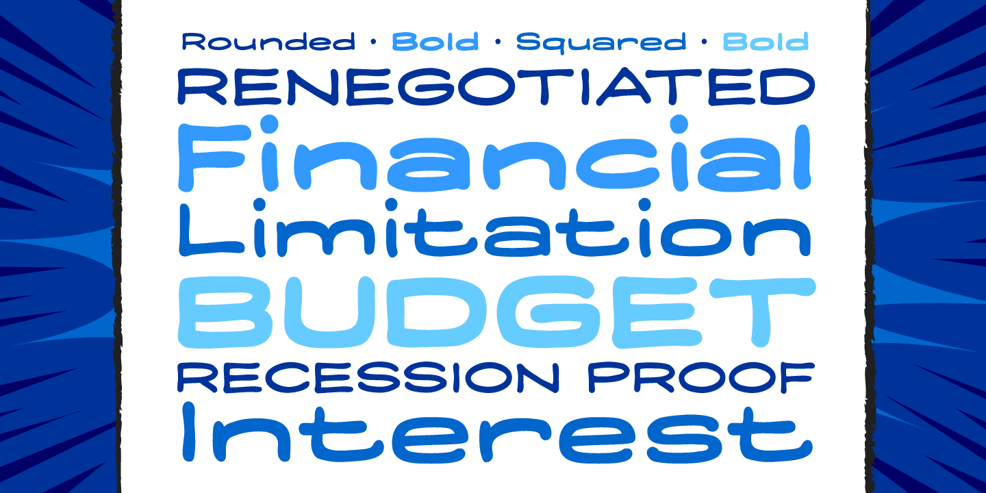 Credit Extension Font Poster #1