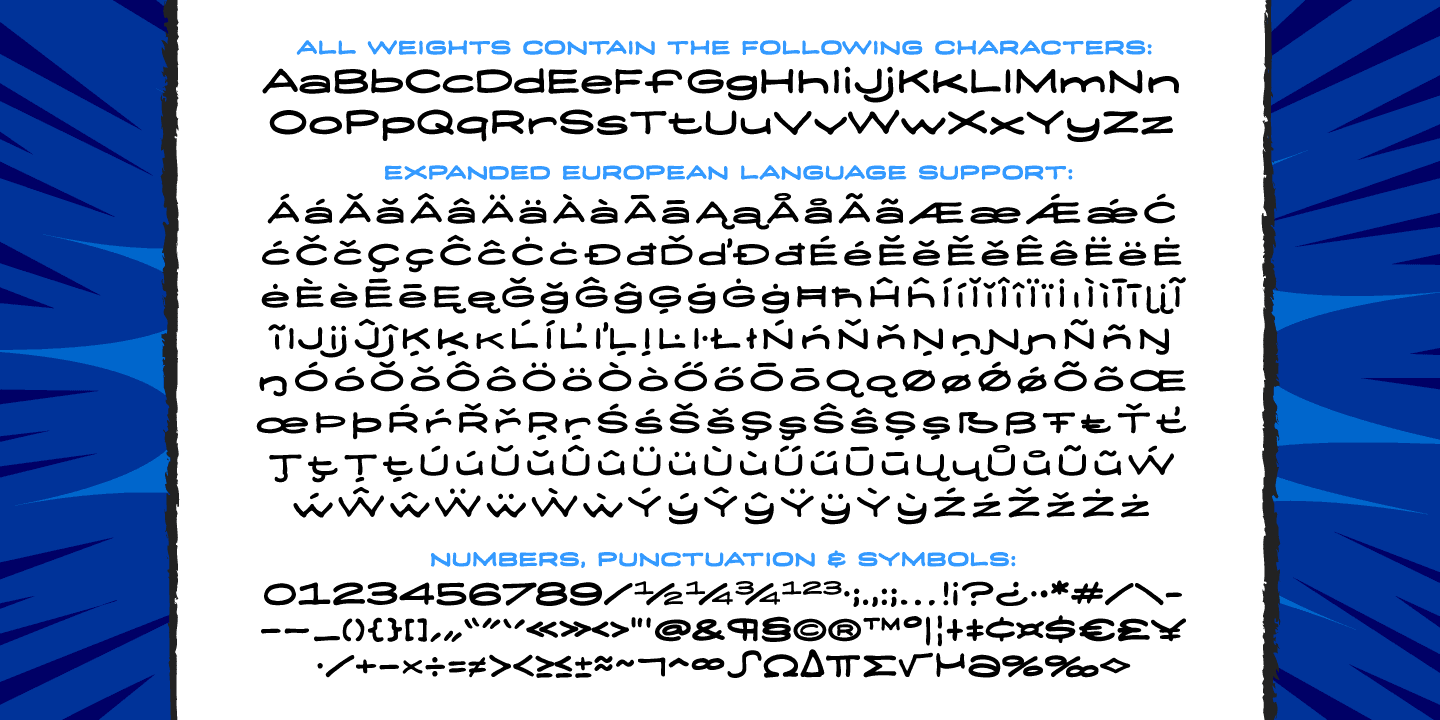 Credit Extension Font Poster #1