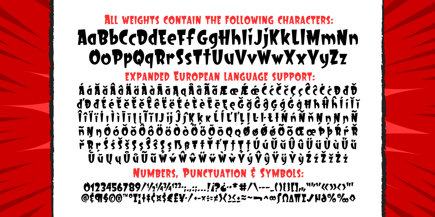 Big Top Font Poster #1