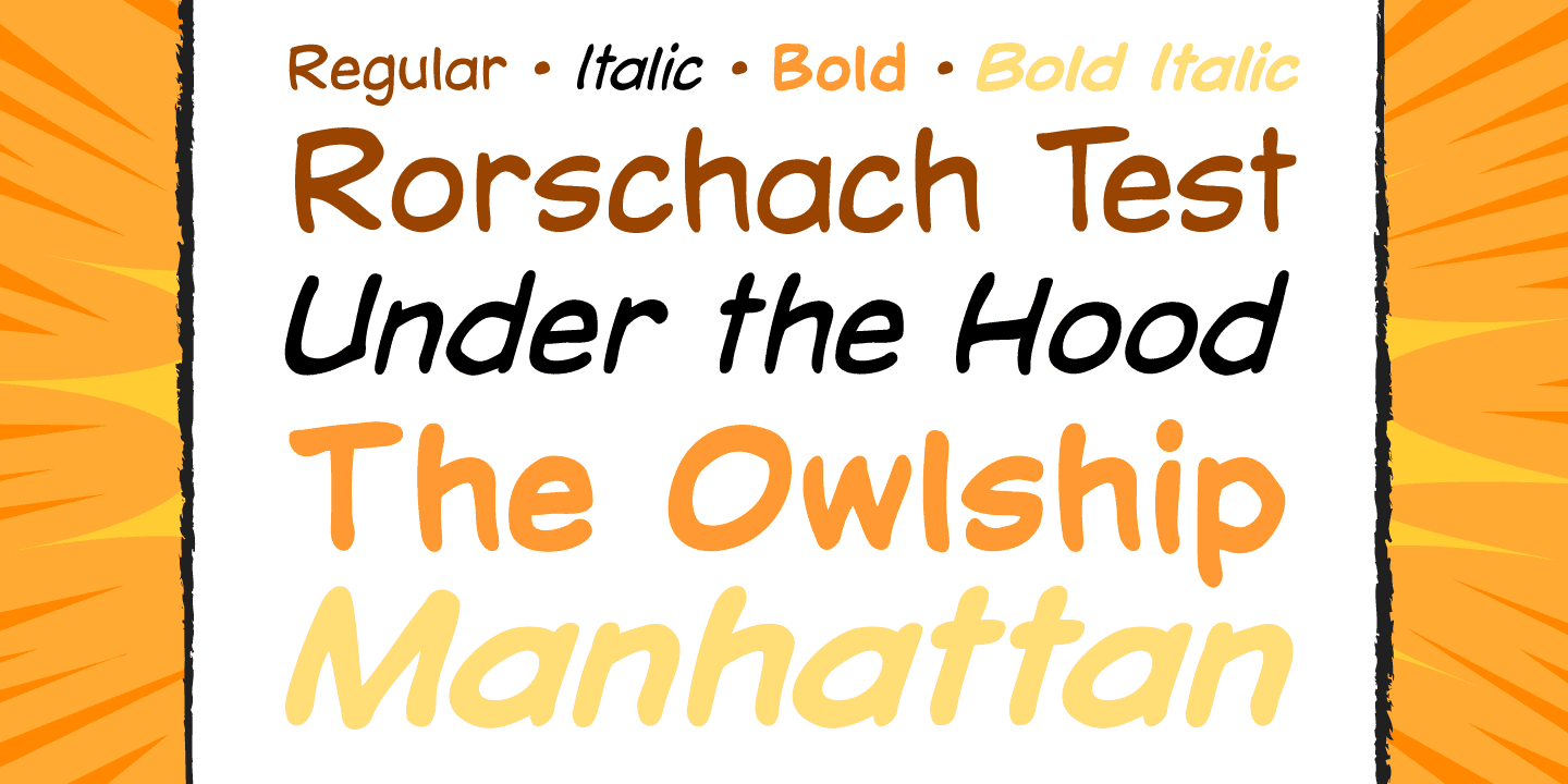 Dave Gibbons Lower Font Poster #1