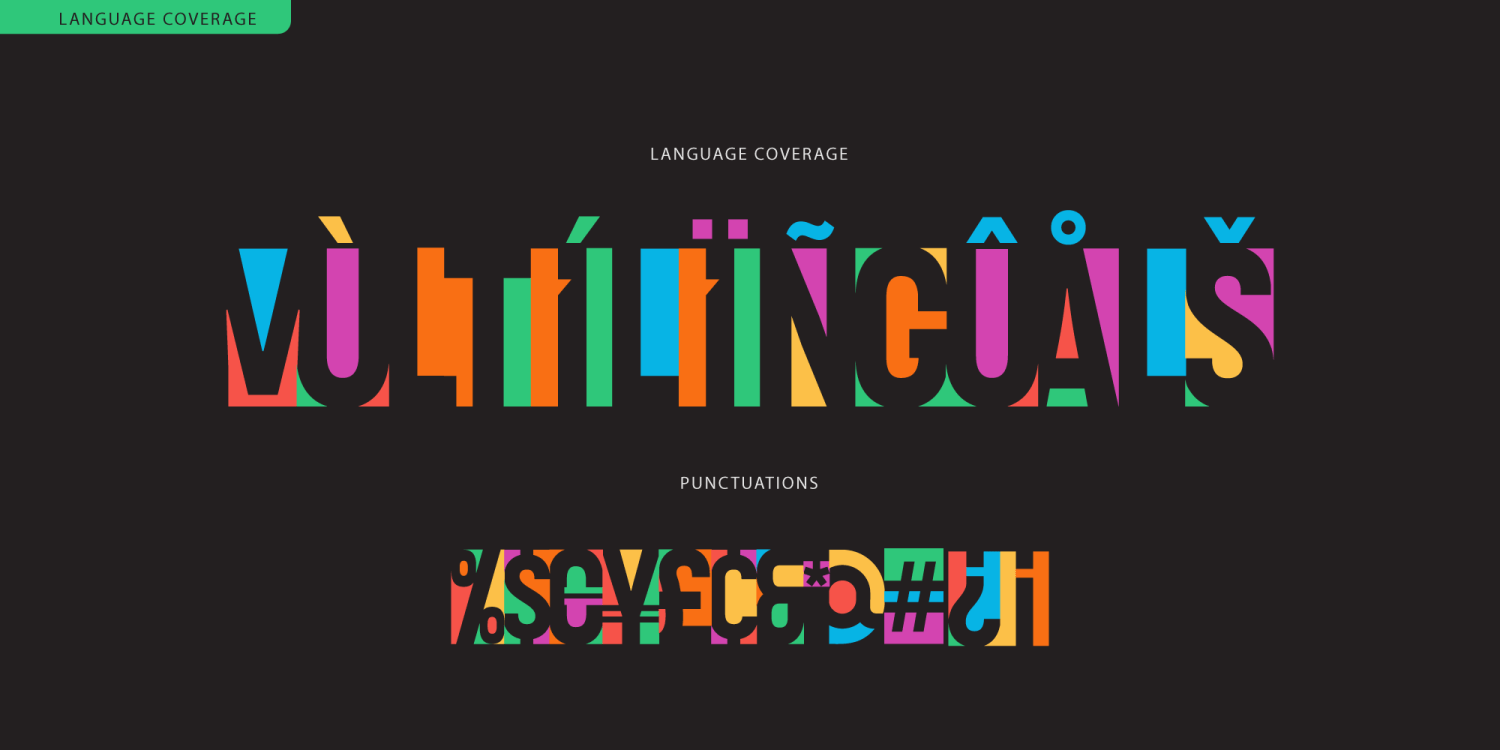 ColorPaper Font Poster #6