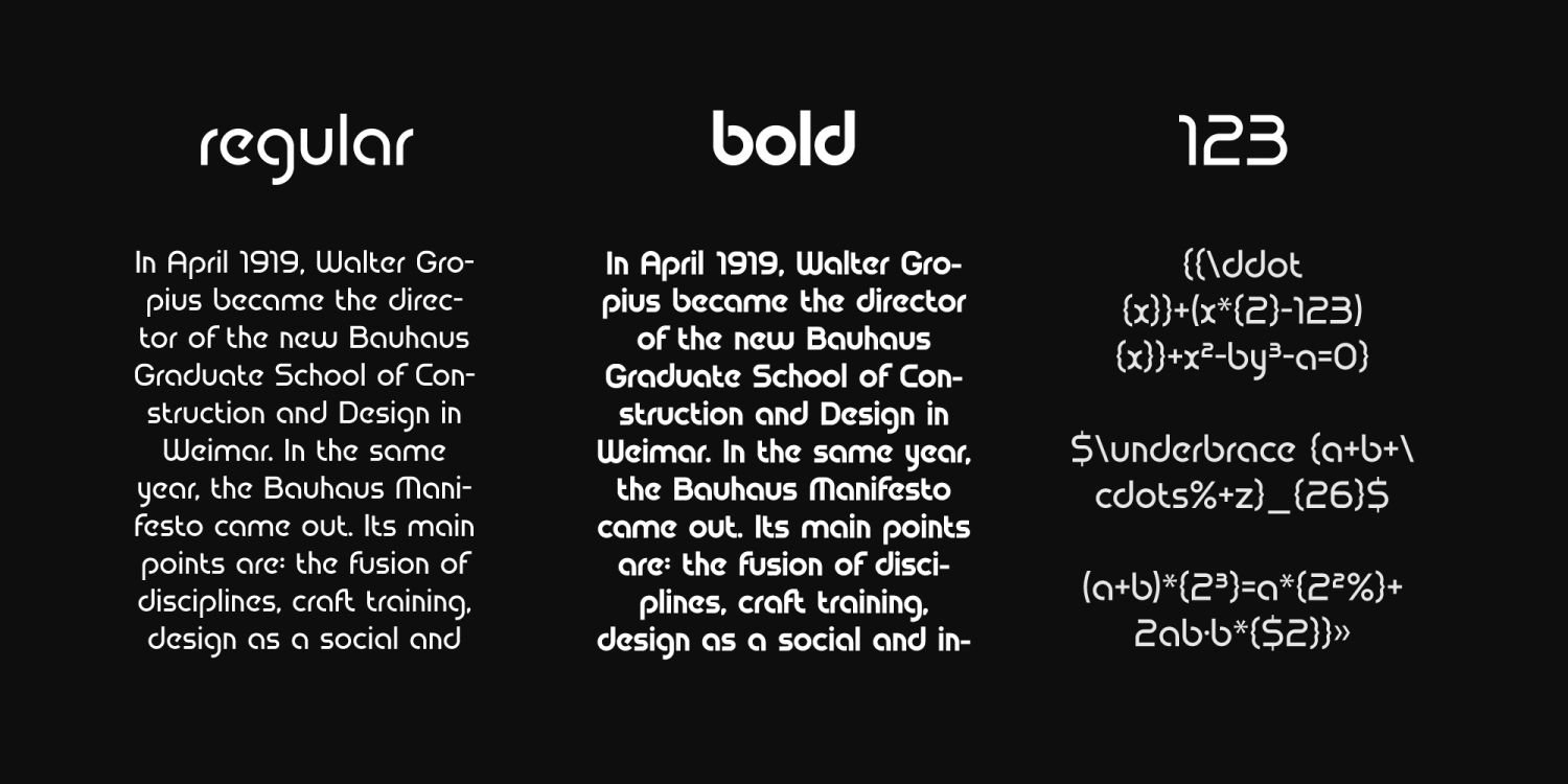 Alro Font Poster #4