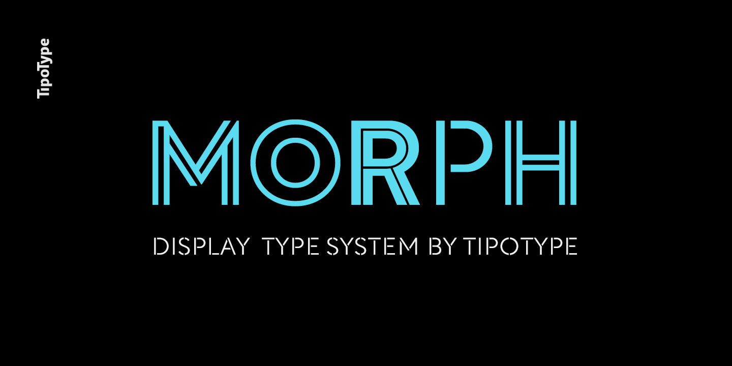 Morph Font Poster #1