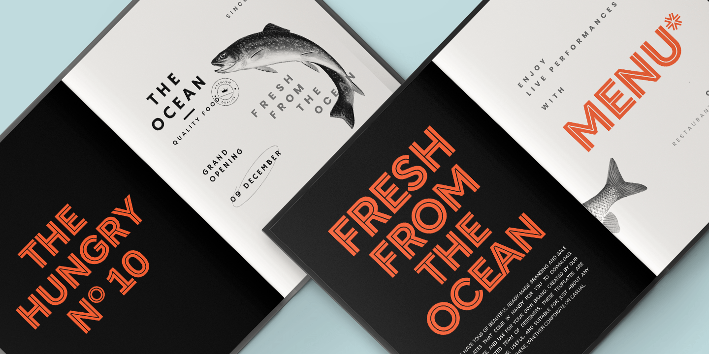 Morph Font Poster #1