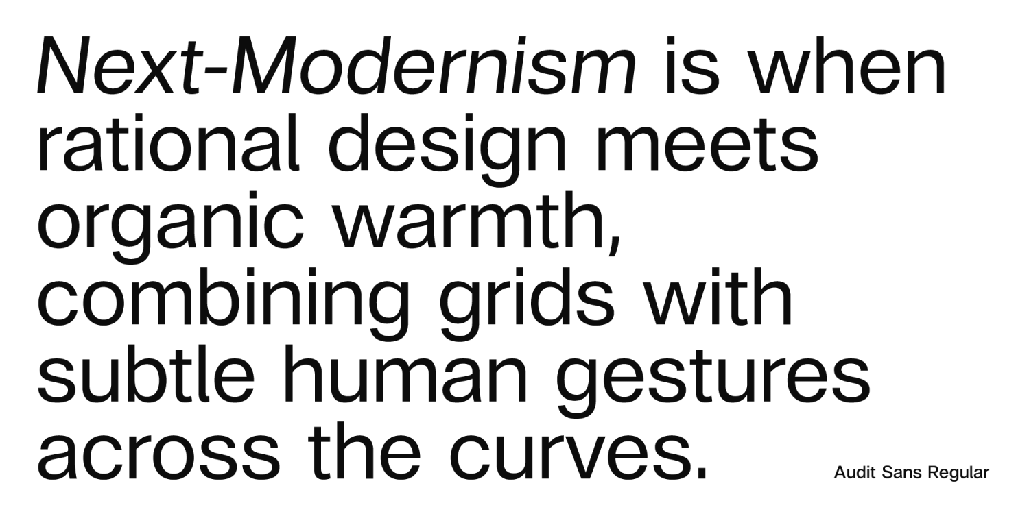 Audit Sans Font Poster #11