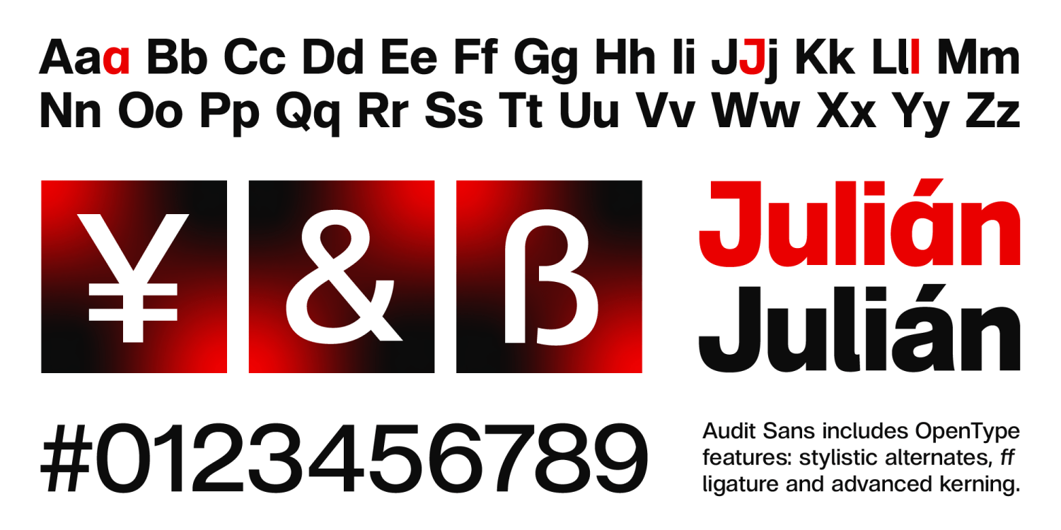Audit Sans Font Poster #13