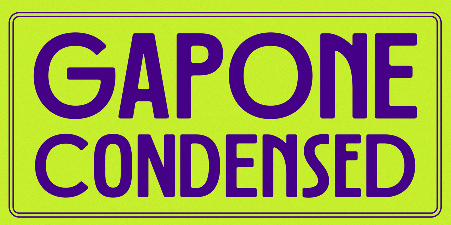 Gapone Condensed Font Family