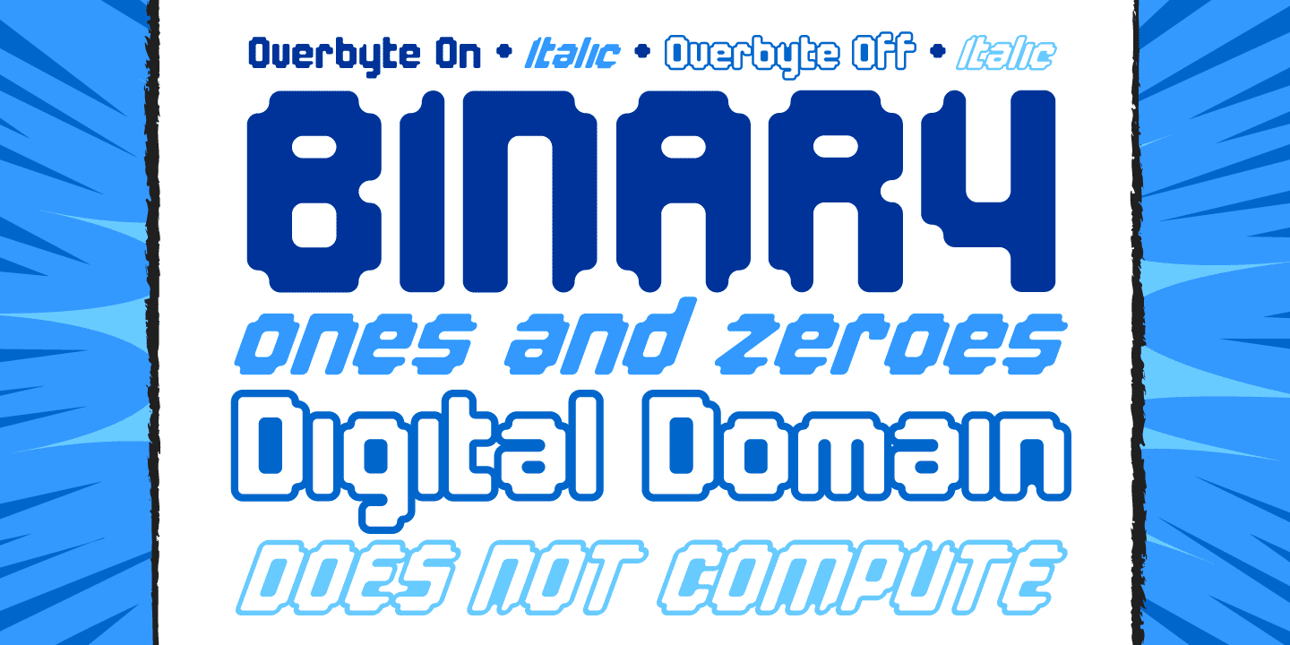 Overbyte Font Poster #1