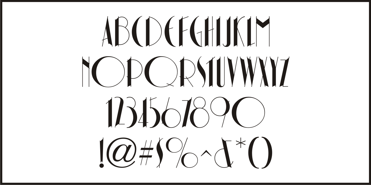 Chinese Song Font Poster #3
