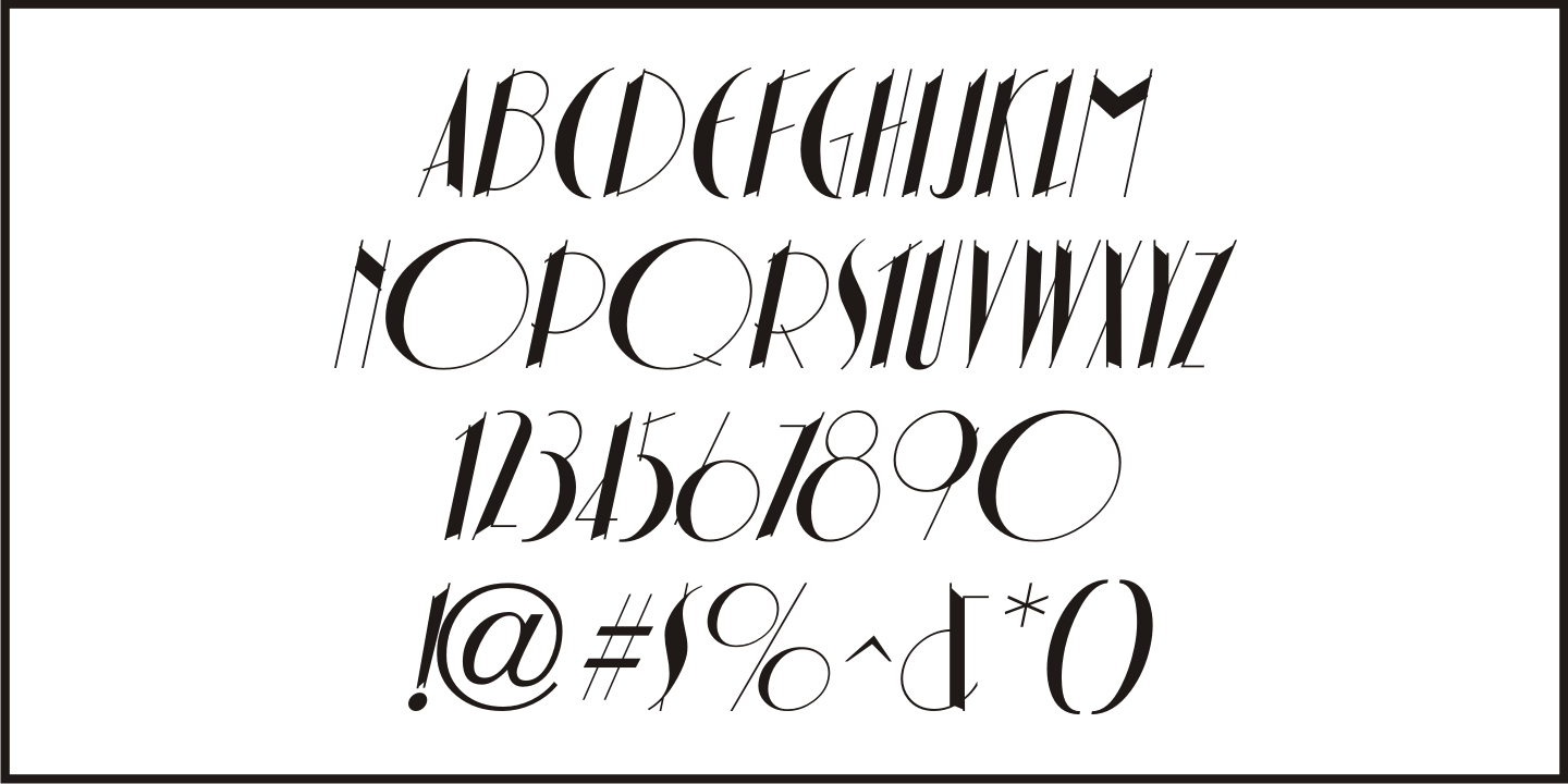 Chinese Song Font Poster #5