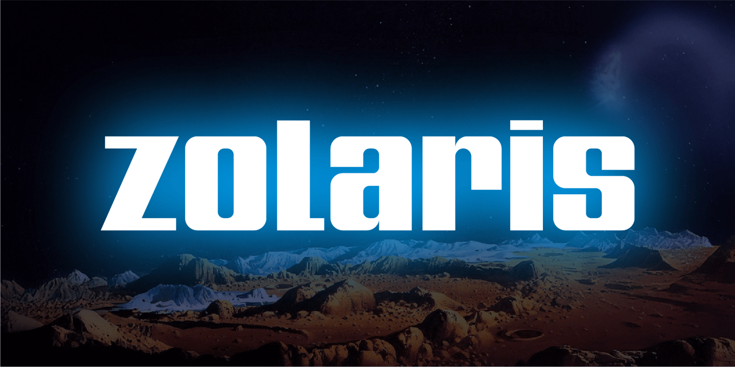 Zolaris Font Poster #1