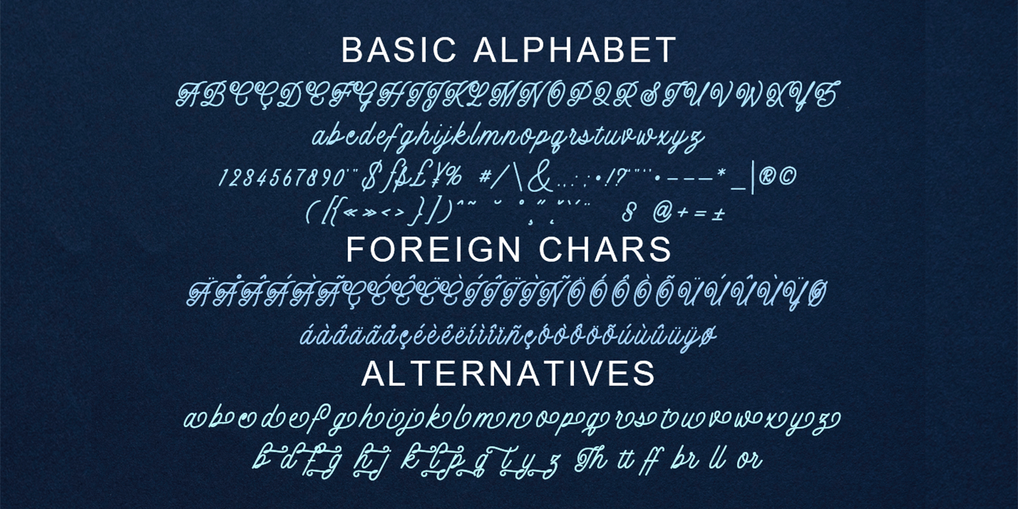 Felicia Font Poster #7