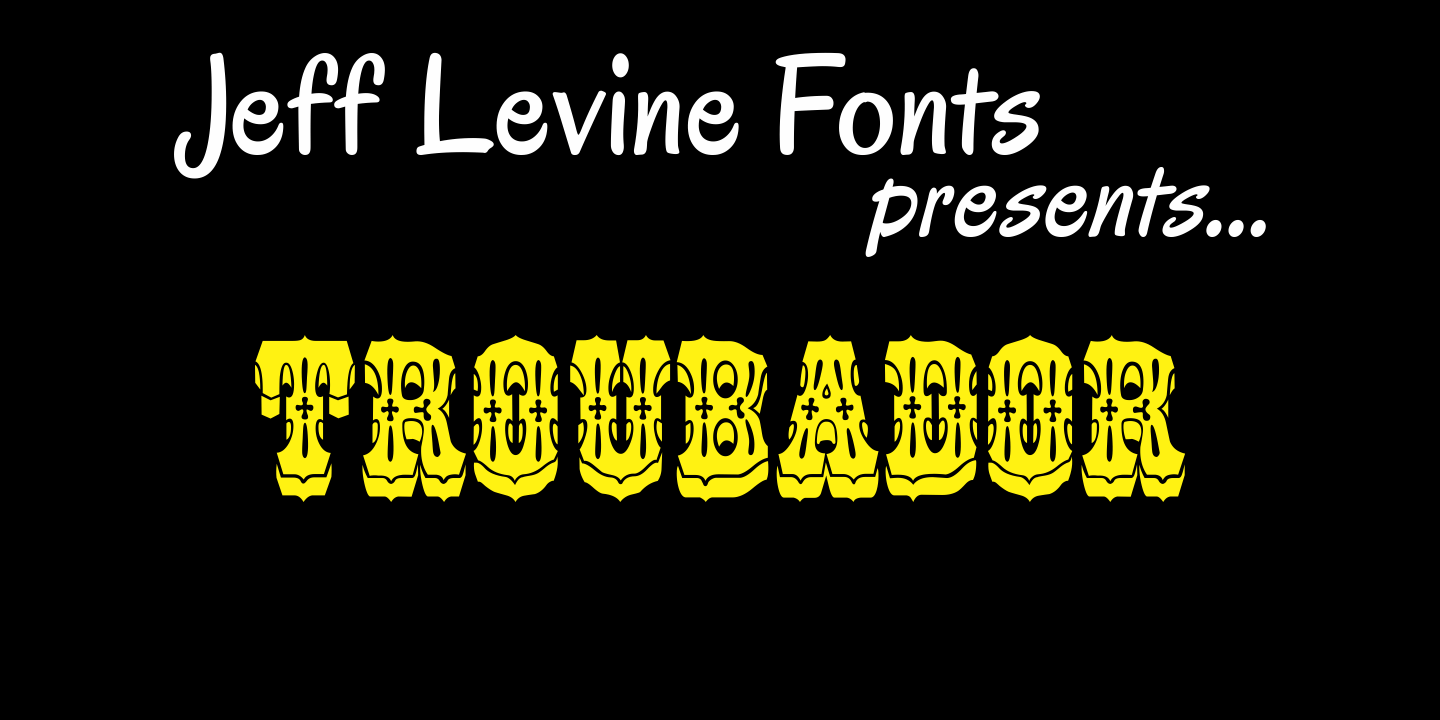 Troubador Font Poster #1