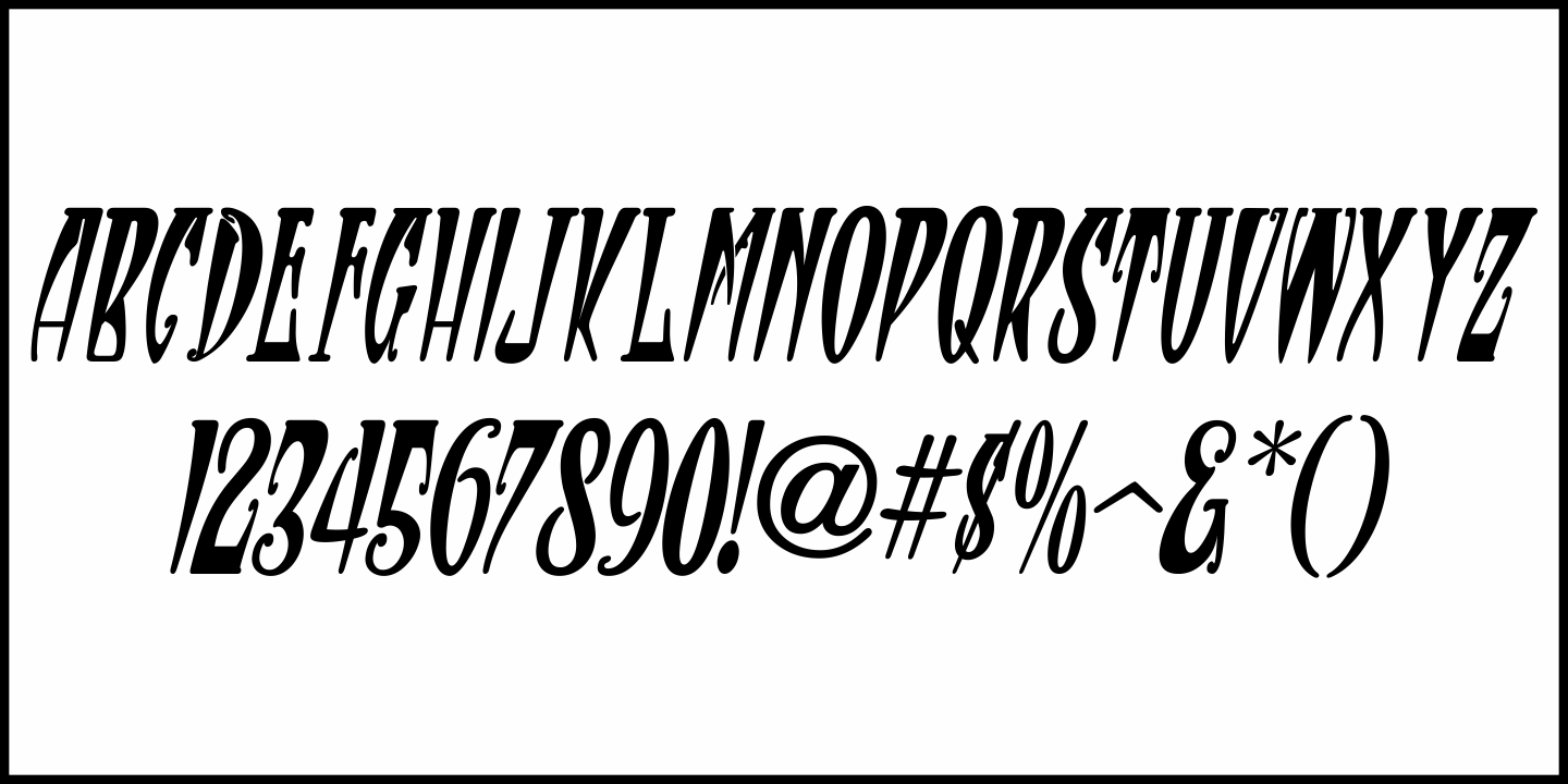 Sinister Nouveau Font Poster #1