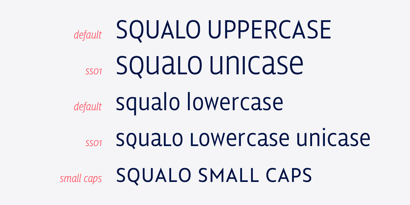 Squalo Font Poster #1
