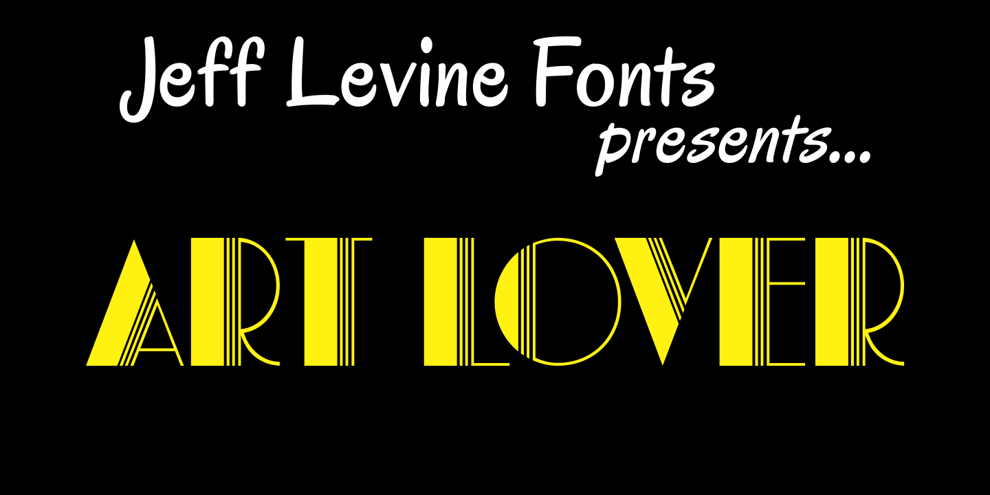 Art Lover Font Family Poster