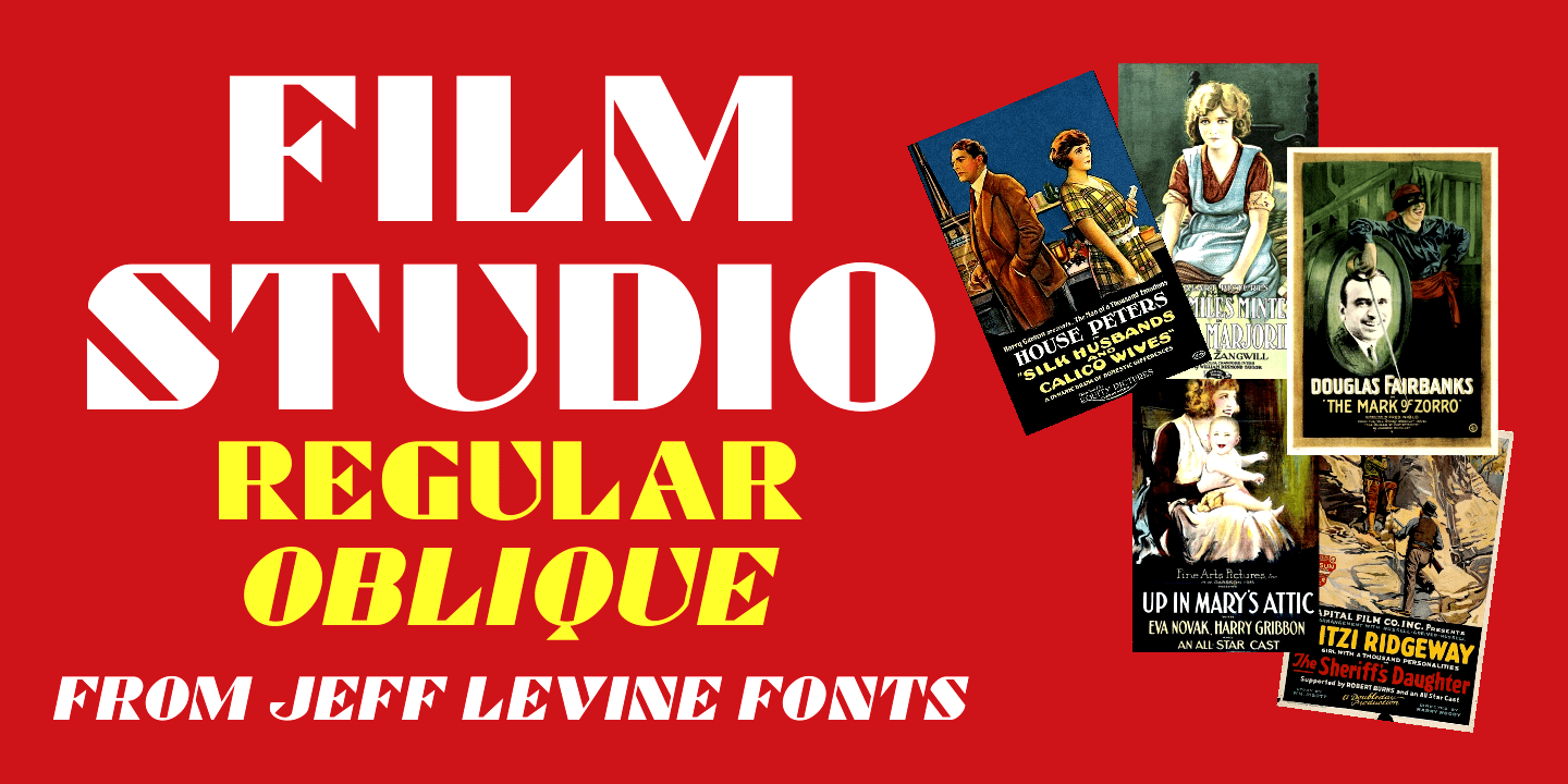 Film Studio Font Poster #1