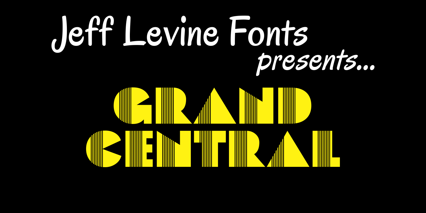 Grand Central Font Poster #1
