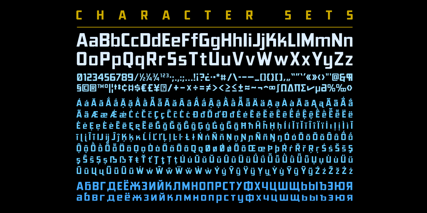 Elephantmen Font Poster #1