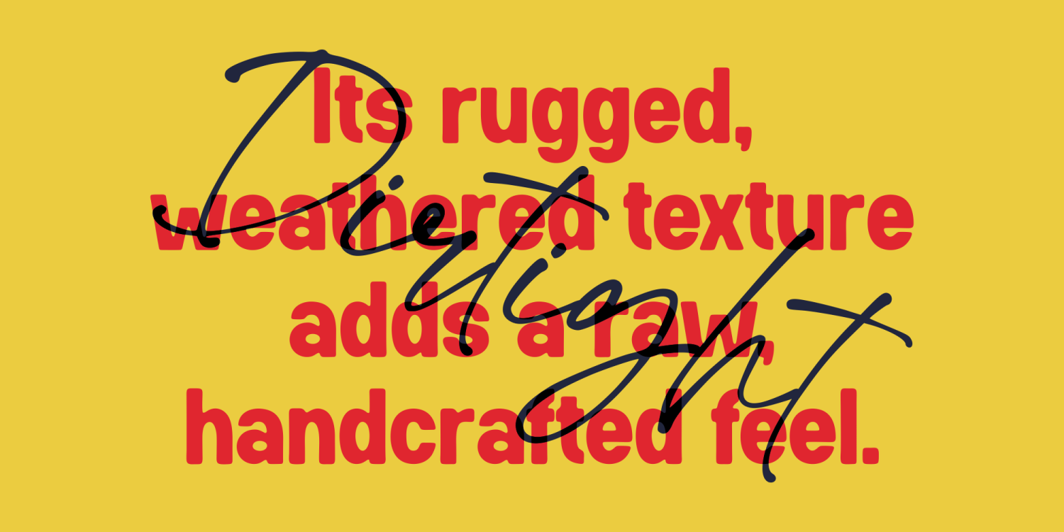 Dirtight Font Poster #1