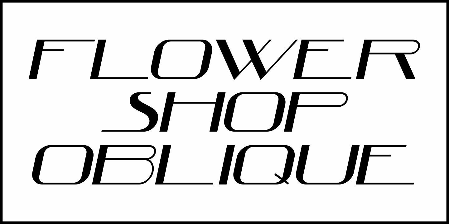 Flower Shop Font Poster #1