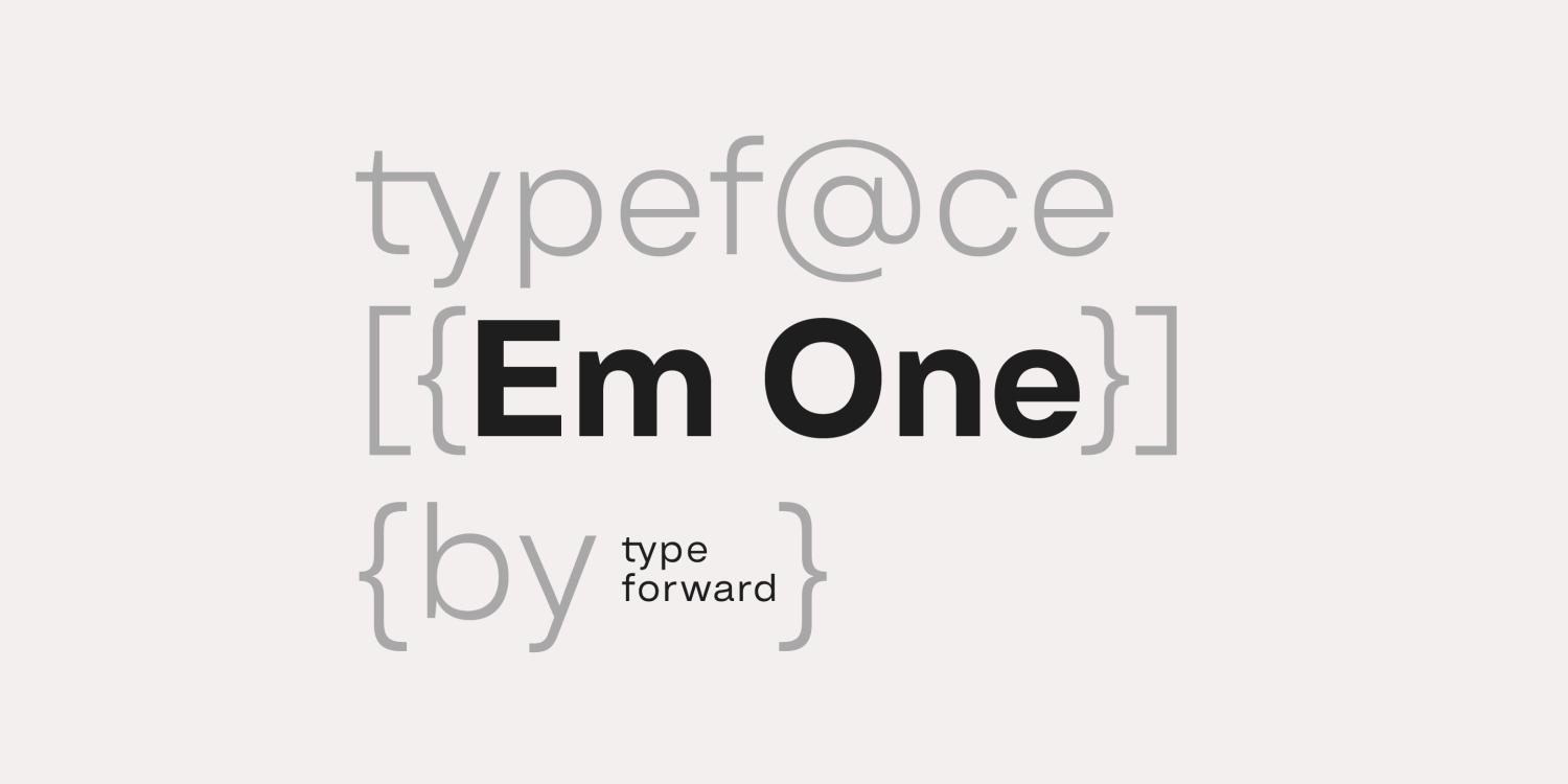 Em One Font Family