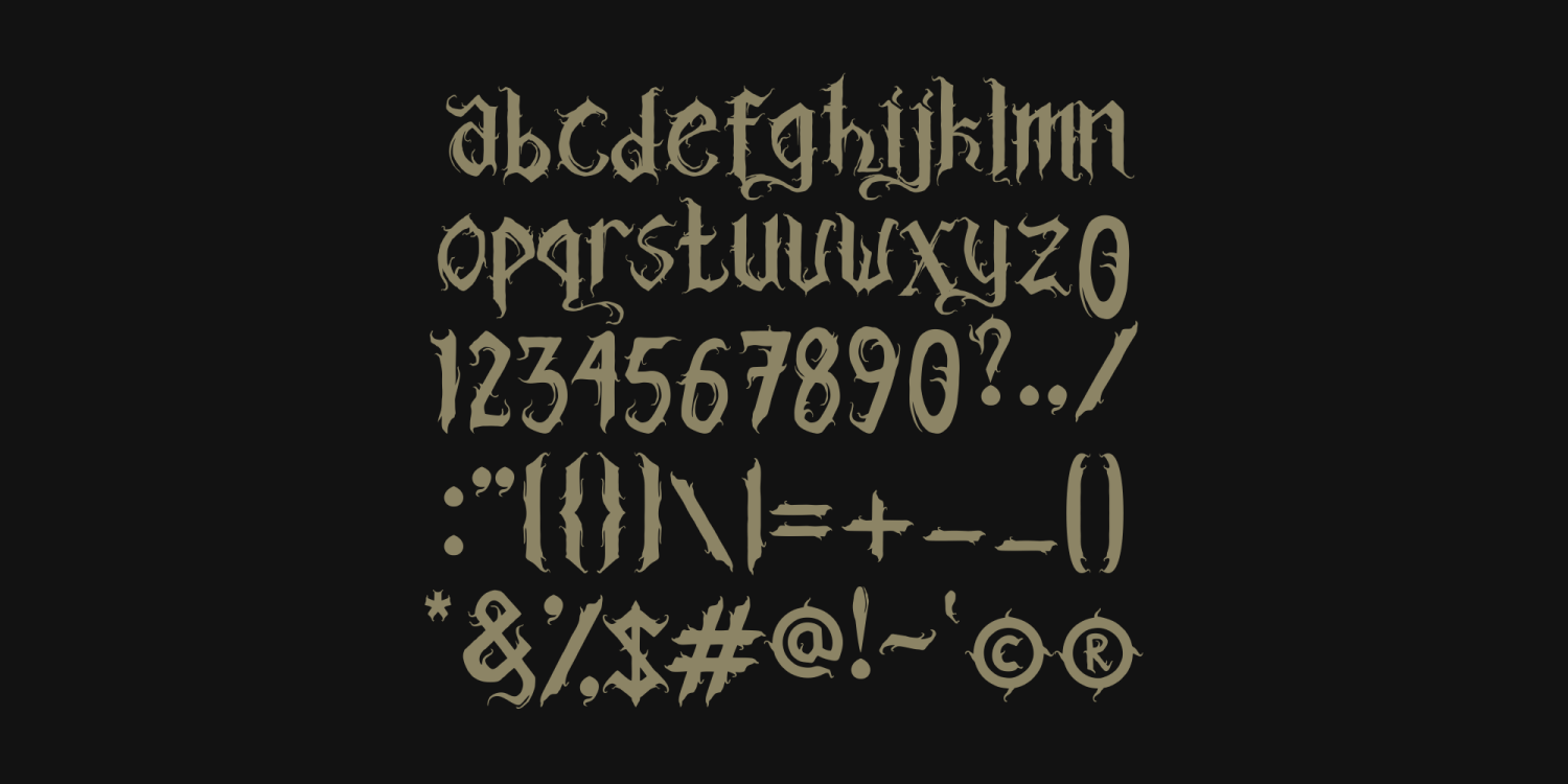 Blome Life Font Poster #1
