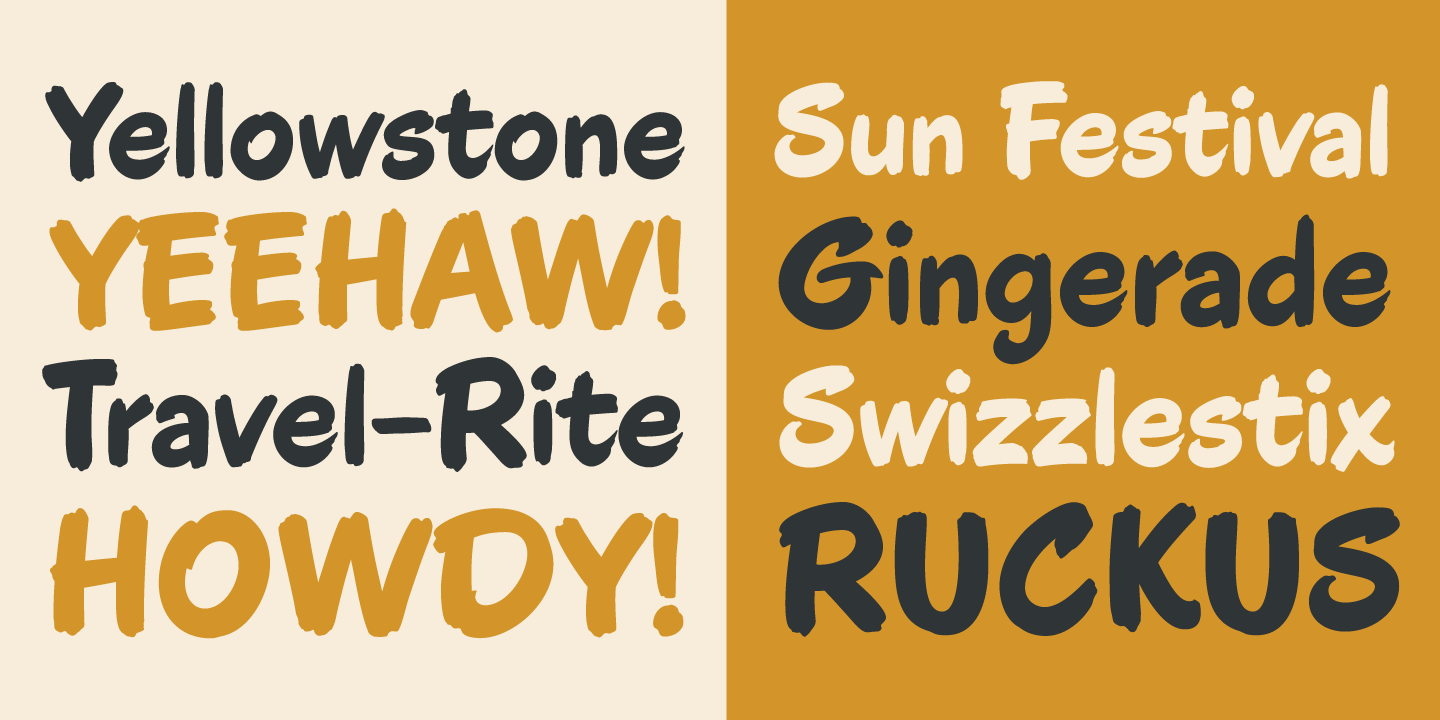 Filmotype Austin Font Poster #3