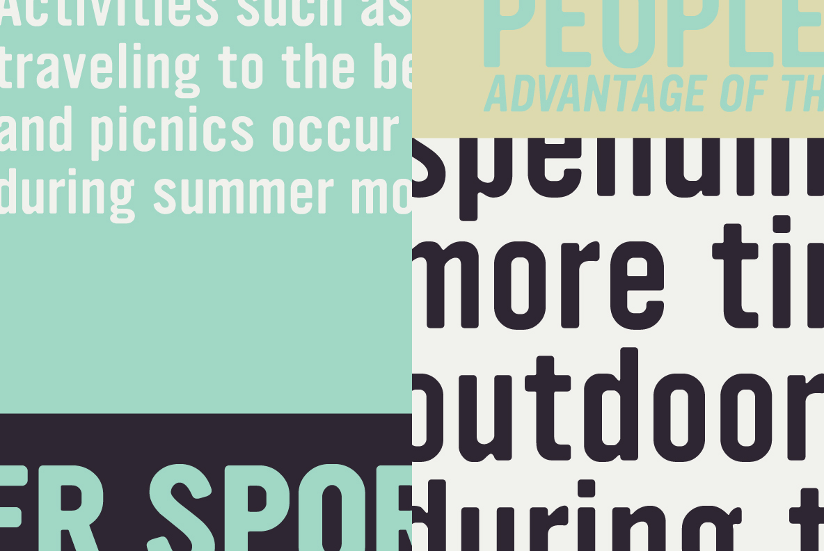 YWFT Ultramagnetic Light Font Poster #1