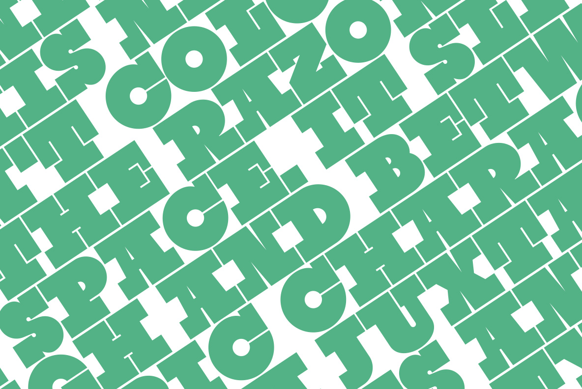 YWFT Black Slabbath Regular Font Poster #1