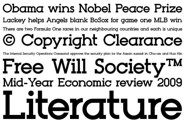 YWFT Lollop Font Poster #1