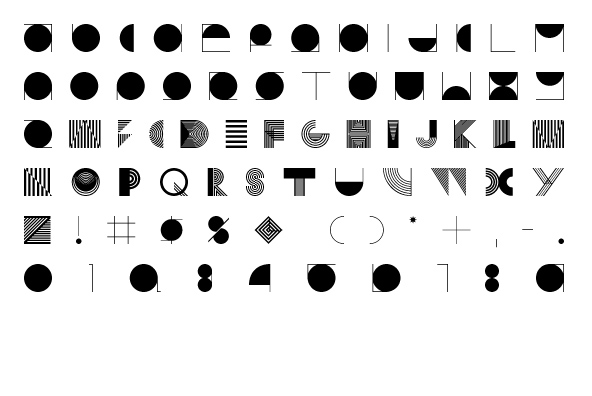 YWFT QUE 2 Font Poster #1