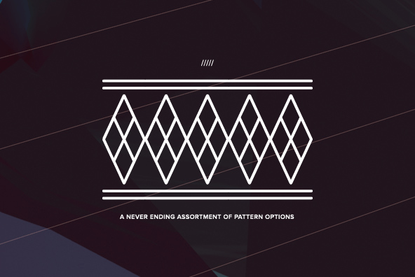YWFT S3 Patterns Font Poster #1