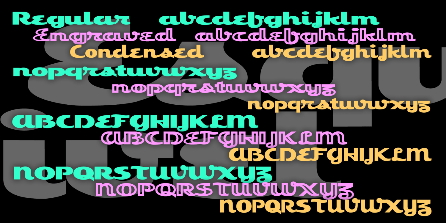 Esquivel Font Family Poster
