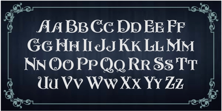 Casino Font Poster #1