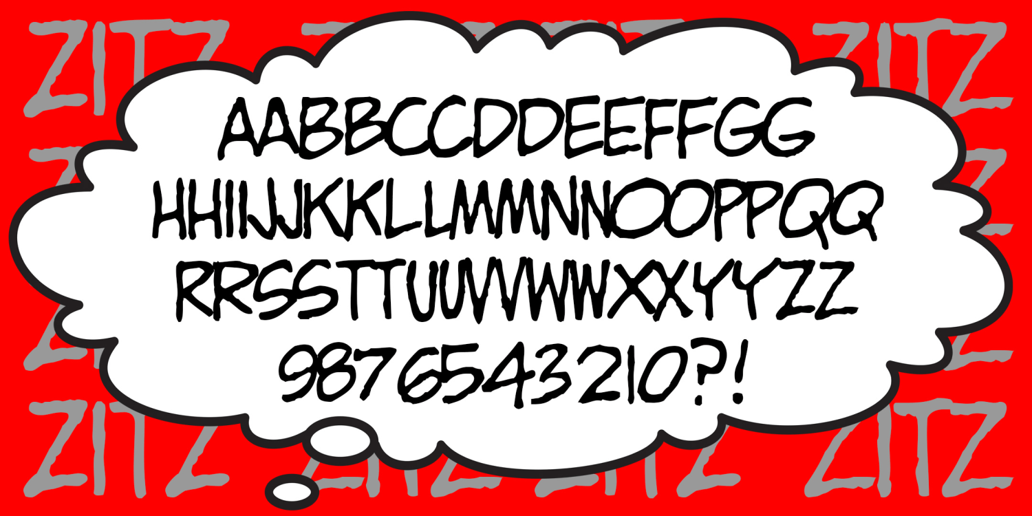 Zitz Font Family Poster