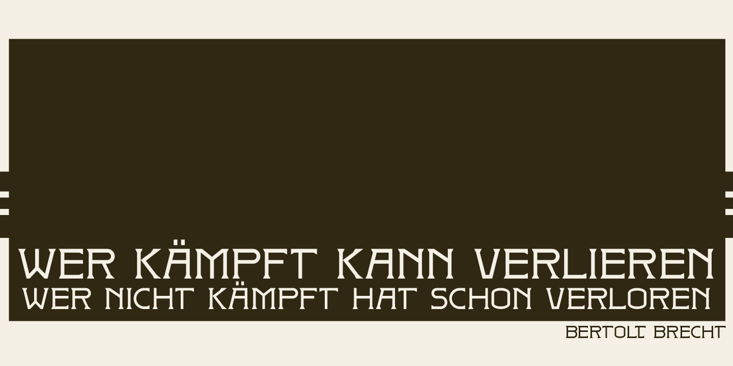 Badehaus Font Poster #1