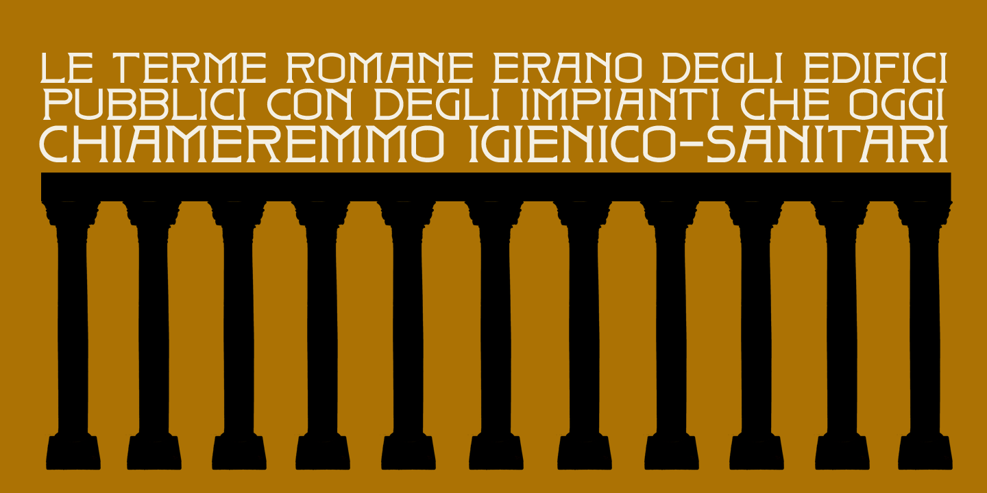 Badehaus Font Poster #1