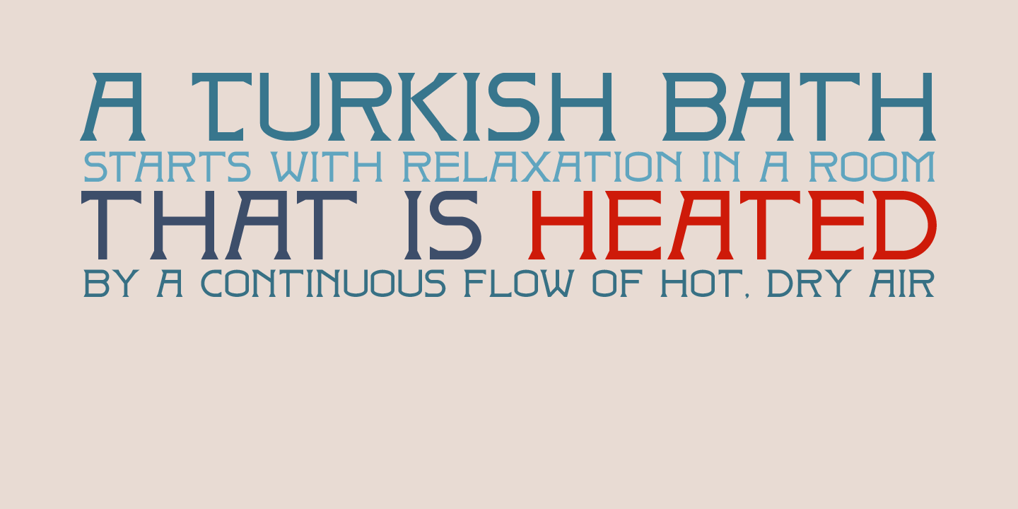 Badehaus Font Poster #1