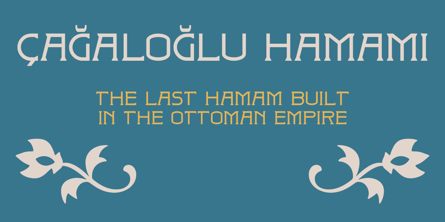 Badehaus Font Poster #1