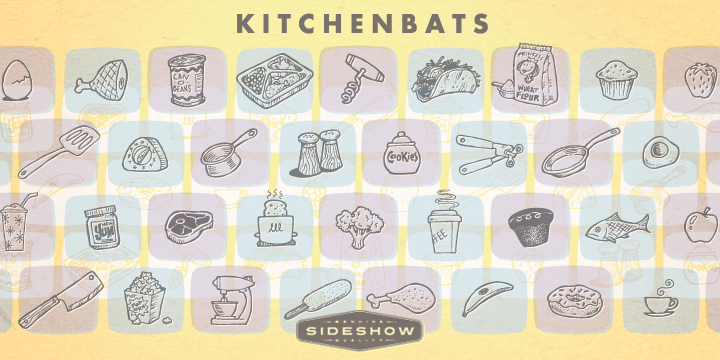 Kitchenbats Font Poster #1