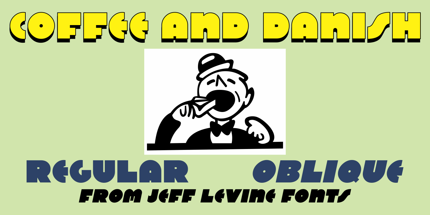 Coffee and Danish Font Family Poster