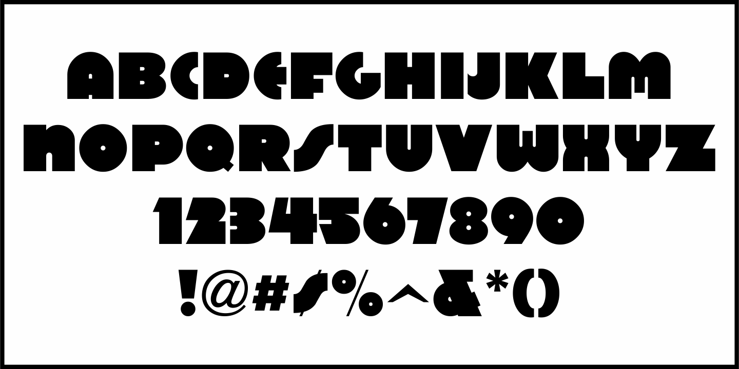 Coffee and Danish Font Poster #3